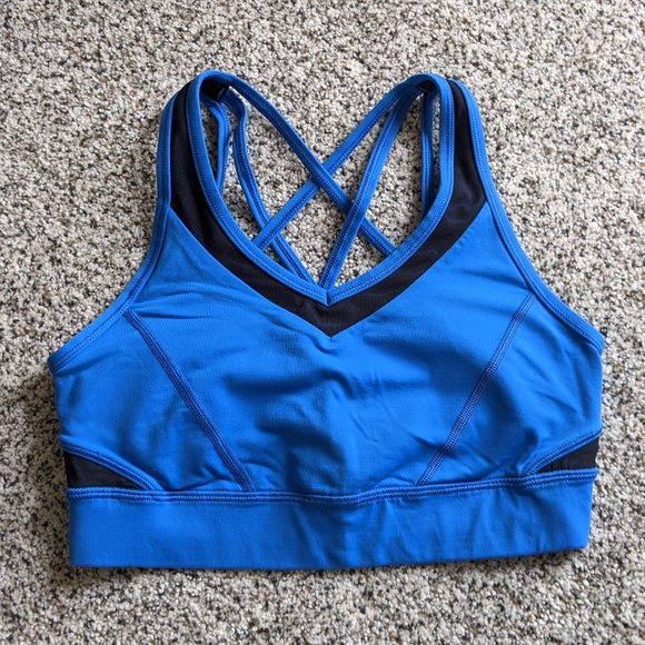 lululemon athletica Other - Royal Blue Lululemon sports bra w/ black mesh